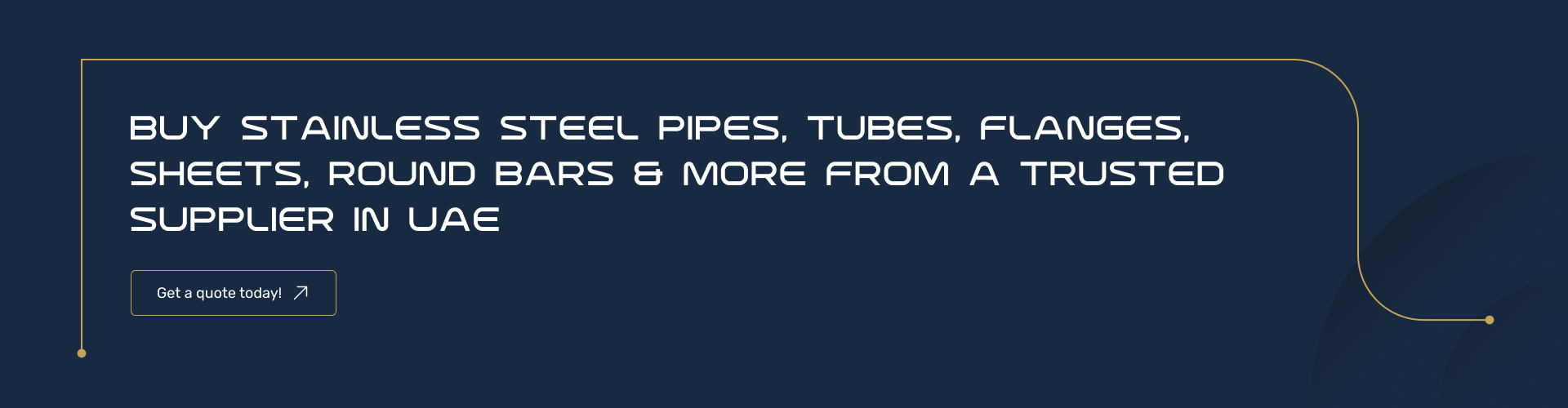 Buy High Quality Stainless Steel Pipes in the UAE for Industrial Applications