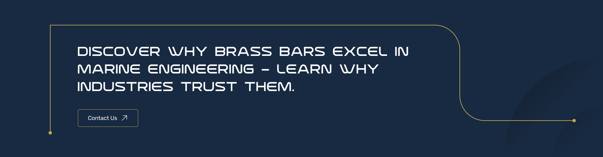 brass bars in marine engineering cta