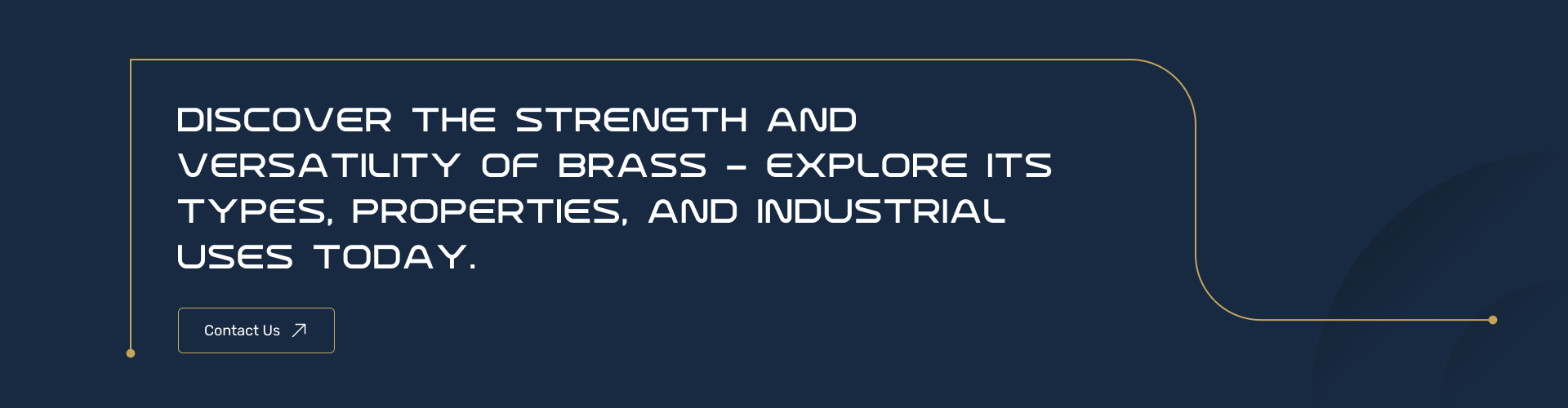 types properties and industrial applications of brass cta