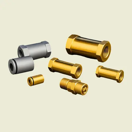 hydraulic and instrumentation circle seal controls check valve