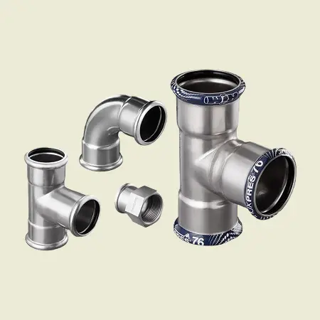 non ferrous metal stainless steel press fittings